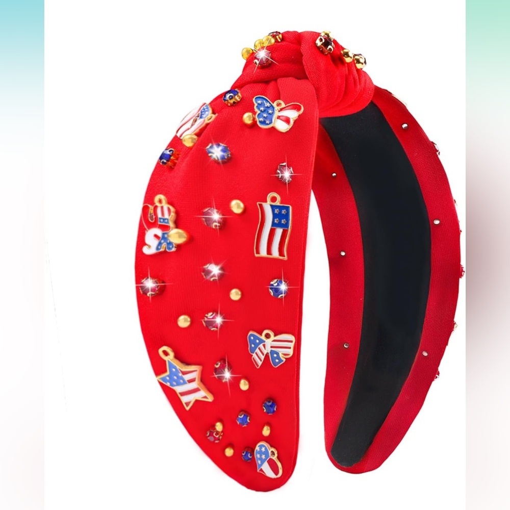 USA charm headband